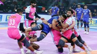 PKL 12: Jaipur Pink Panthers Eliminate Defending Champions Haryana Steelers In Tight Play