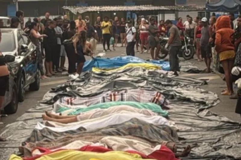 Río de Janeiro: tras el sangriento operativo, ya son más de 120 los muertos