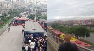 [VIDEO] Caos de Transmilenio en Soacha por negligencia de la empresa: no tiene una grúa disponible