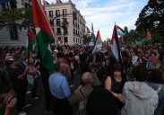 Las protestas llegan a Santander para pedir «el fin del genocidio»