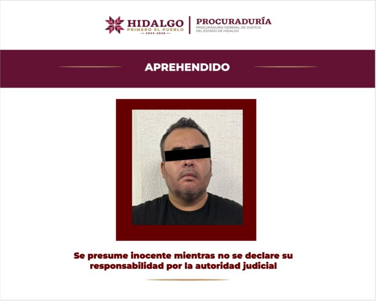 Detienen a sujeto en Puebla y lo trasladaron a Hidalgo, ¿de quién se trata?