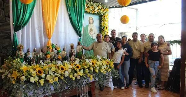 San Judas Tadeo, motivo de un gran fervor familiar