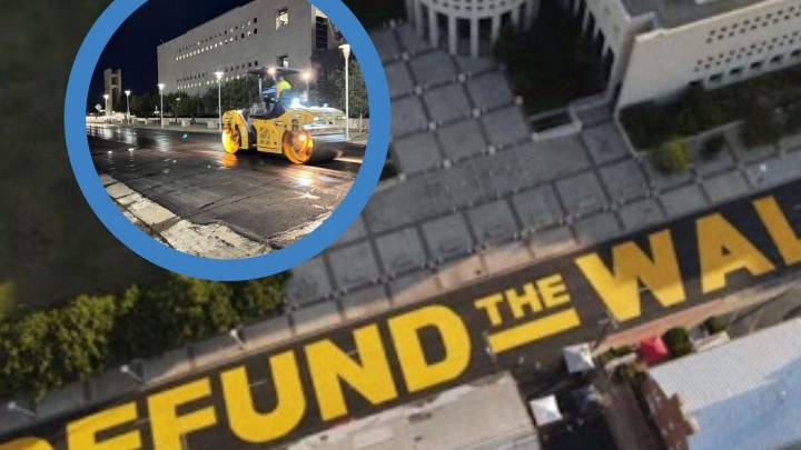 'Sepultan' mural de la calle Victoria en Laredo; ciudad mantendrá apoyo de fondos estatales