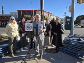 Elected officials denounce gun violence in schools and call for action at site of Hollis Hills shooting