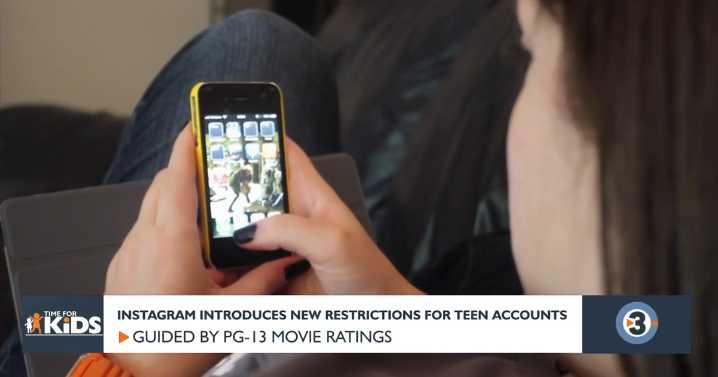 Time for Kids: Instagram introduces new content restrictions for teen users