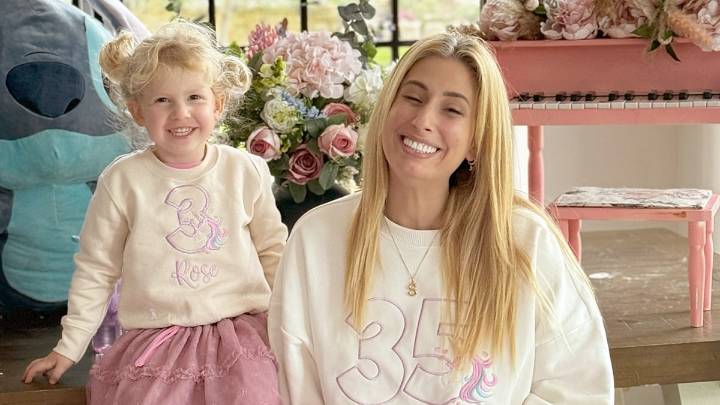 Stacey Solomon's extravagant £700 celebration with 'birthday twin' Rose, 4