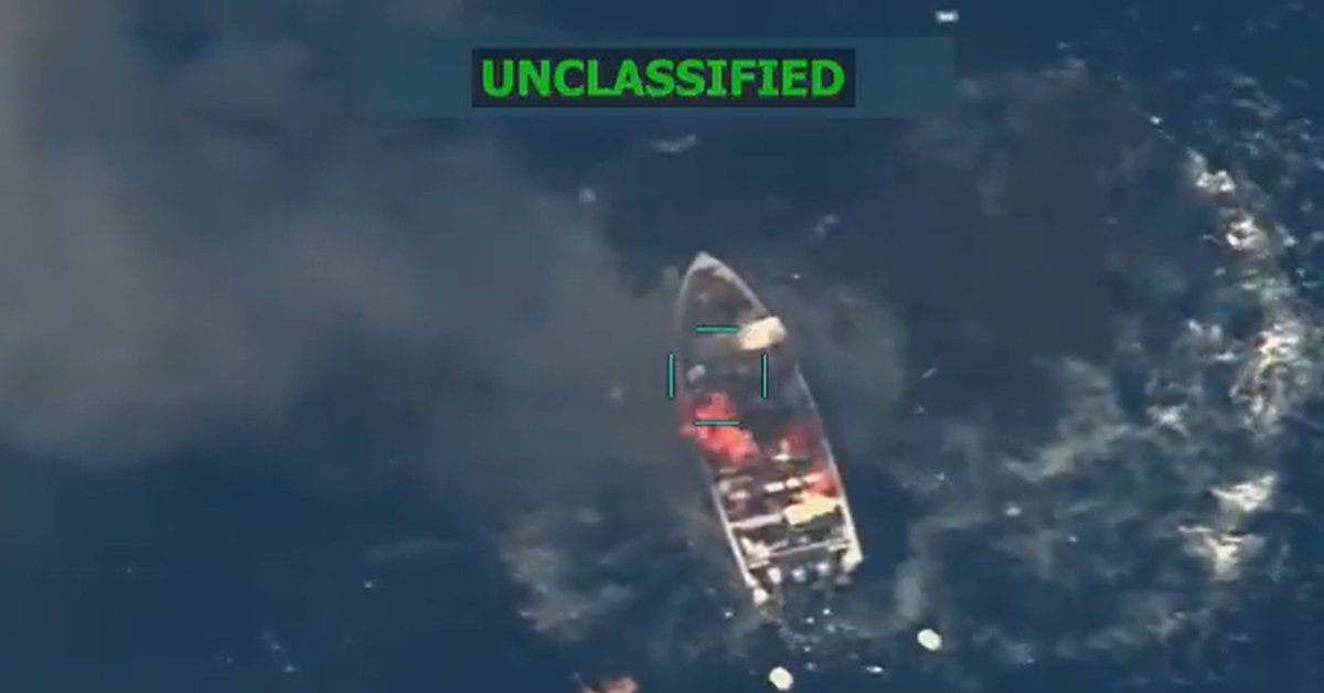 Washington lanza nuevo ataque en el Pacífico contra embarcación presuntamente vinculada al narcotráfico