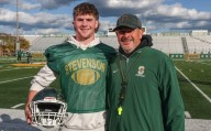 Football: Stevenson's Zach Becker shines for father, coach