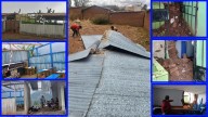 Vientos y lluvias destruyen colegios en Ayacucho y dejan aulas inservibles