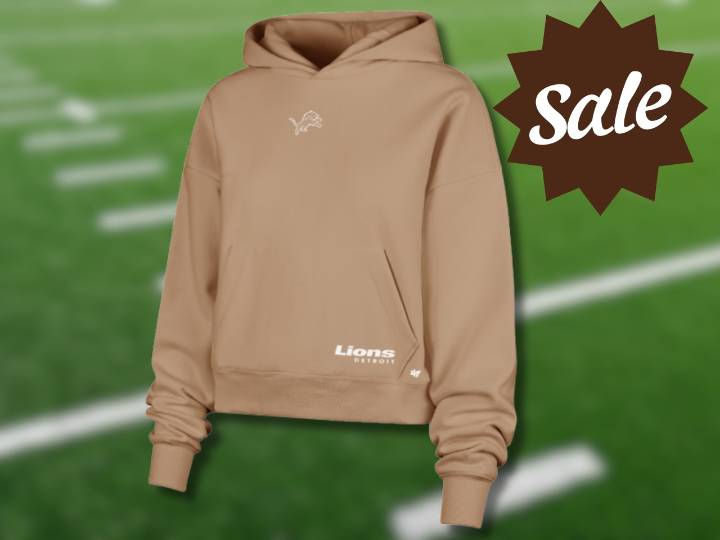 The Detroit Lions are roaring and now fans can save $25 on this popular women’s hoodie
