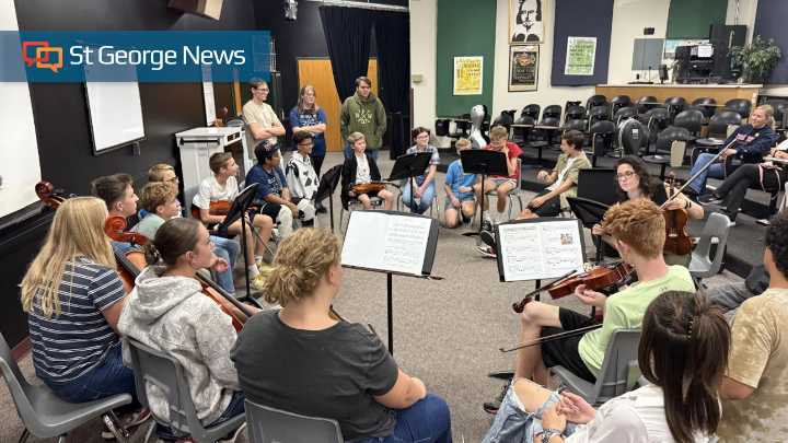 Program of note: Snow Canyon Middle School special needs students, peer mentors connect through music