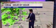 Cloudy and warm Friday