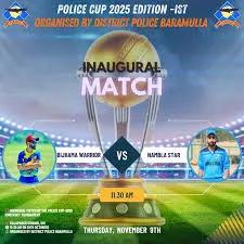 Police cricket knockout tournament inaugurated at Uri