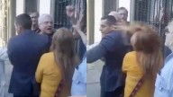 Militante libertario de Santilli insultó y le pegó a una mujer que se manifestaba en Quilmes