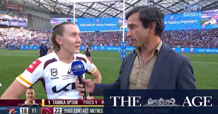 Upton drops F-bomb after grand final