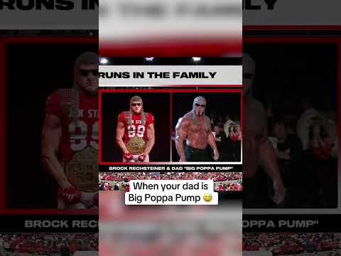 His dad is Scott Steiner 👀