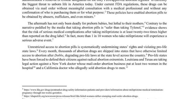 GOP senators call for restrictions on generic abortion drugs