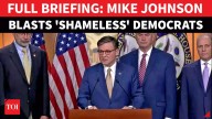 'Shameless Nonsense': Mike Johnson's 'LAST WARNING' To Schumer In EXPLOSIVE GOP Shutdown Briefing