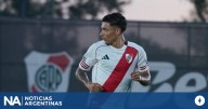 Ruberto volvió a sumar minutos en la Reserva de River luego de ocho meses de lesión