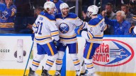 Sabres score 8 goals, defeat Senators for 1st win