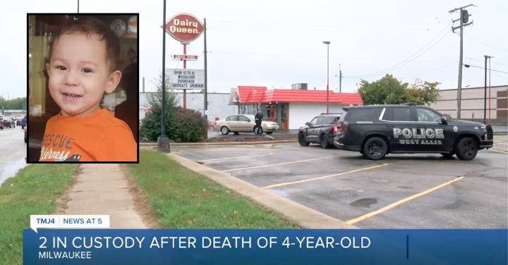 Mom and boyfriend arrested after 4-year-old boy found 'stiff' outside Dairy Queen: Cops
