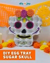 DIY Egg Tray Sugar Skull
