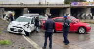 Daños en seis autos por choques en bulevar Río Santiago