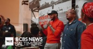 Harlem Park students meet Carmelo Anthony at his House of Melo exhibit at Pratt Library