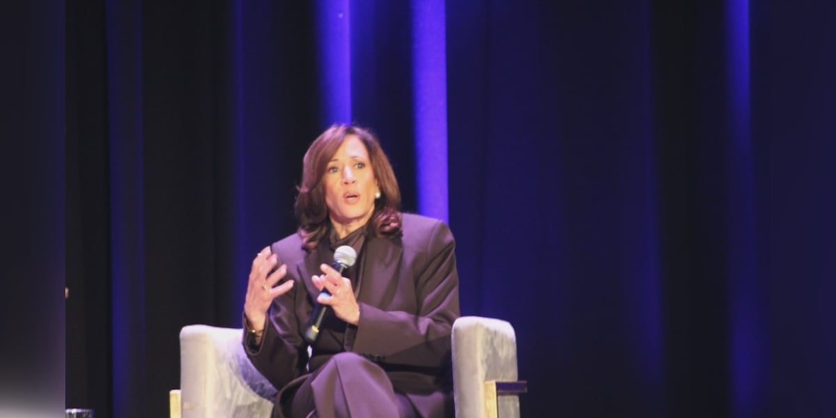 Kamala Harris reflects on presidential run during Birmingham book tour stop