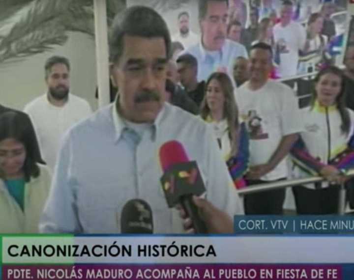 Presidente de la República Nicolás Maduro: Venezuela celebra un día de júbilo espiritual y emocional