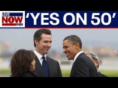 CA Gov. Newsom and Obama speaks on Prop 50