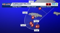 Melissa intensifies to category 3 hurricane