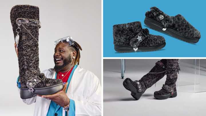 T-Pain and Crocs just dropped actual 'boots with the fur'