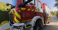 Un incendio de pasto en las inmediaciones de Aldeaseca de Armuña moviliza a los bomberos