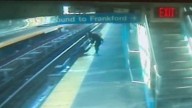Woman falls onto SEPTA tracks, bystander helps pull her to safety