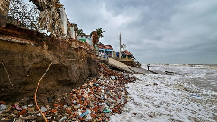 Montha leaves a trail of destruction in Andhra Pradesh