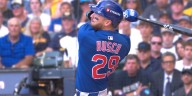 Michael Busch hits leadoff home run in NLDS Game 1