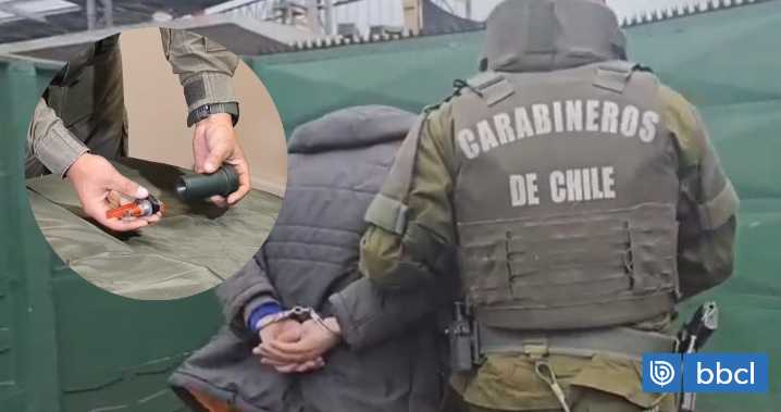 Cae "El Pillo", lanza internacional que operaba como traficante en Temuco: le incautaron una granada
