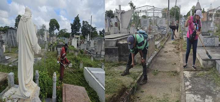 Alcaldía de Maturín continúa despliegue de jornada de limpieza en el cementerio viejo