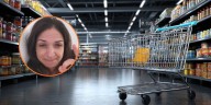 Se descuidó en el supermercado y le robaron las bolsas con las compras: el video viral que generó todo tipo de reacciones en las redes