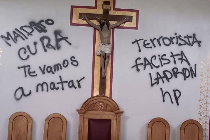 Vandalizan iglesia en Guárico y amenazan de muerte al padre Juan León