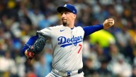 Snell shuts down Brewers, Dodgers hold on to win NLCS Game 1