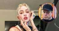 Elon Musk's Baby Mama Grimes Debuts Bizarre Circular Face Tattoo