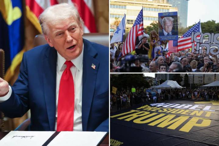 Trump to fly to Israel to mark historic peace deal, prepares public for grim hostage release