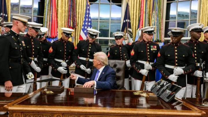 Trump notifica a su Congreso que EU está en ‘guerra’ con cárteles del narco