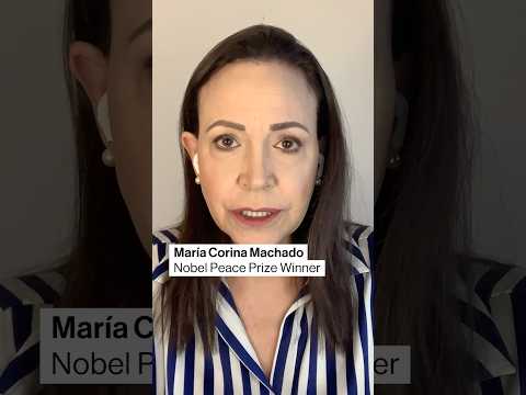 Time is up for Venezuela's Maduro, Nobel winner Machado says