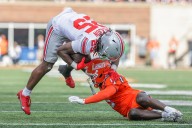Ohio State football’s Ryan Day provides injury updates on Bo Jackson, Eddrick Houston