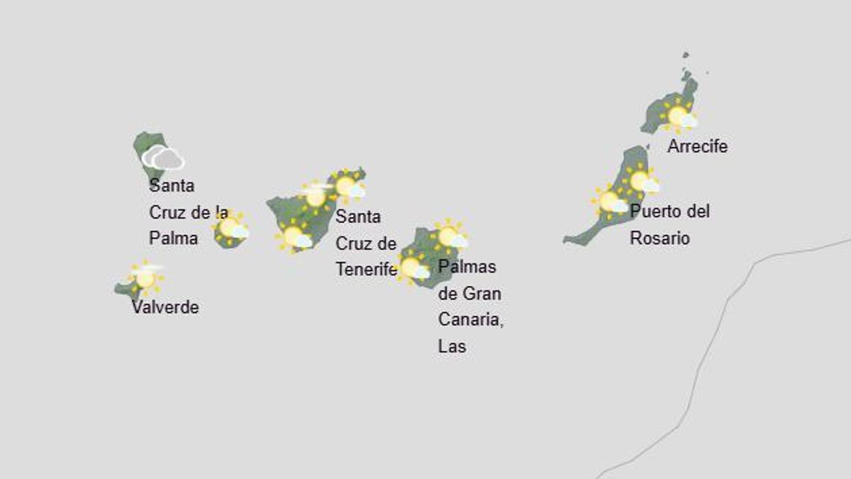 Chubascos para comenzar la semana en Canarias: esto dice la AEMET