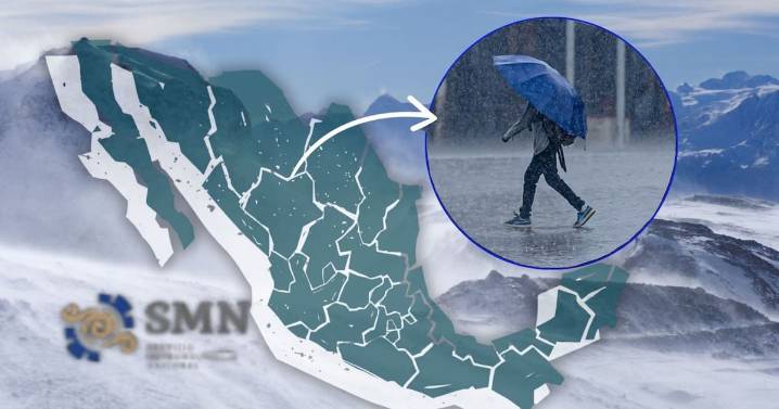 Frente Frío 8 llegará a México con lluvias intensas para estos estados
