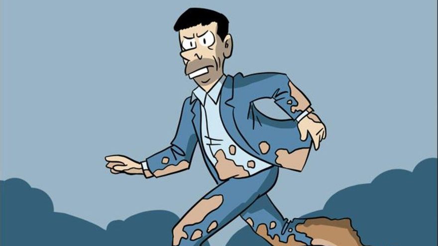 "Fang", el cómic que sumerge a Mazón en el barro del humor gráfico